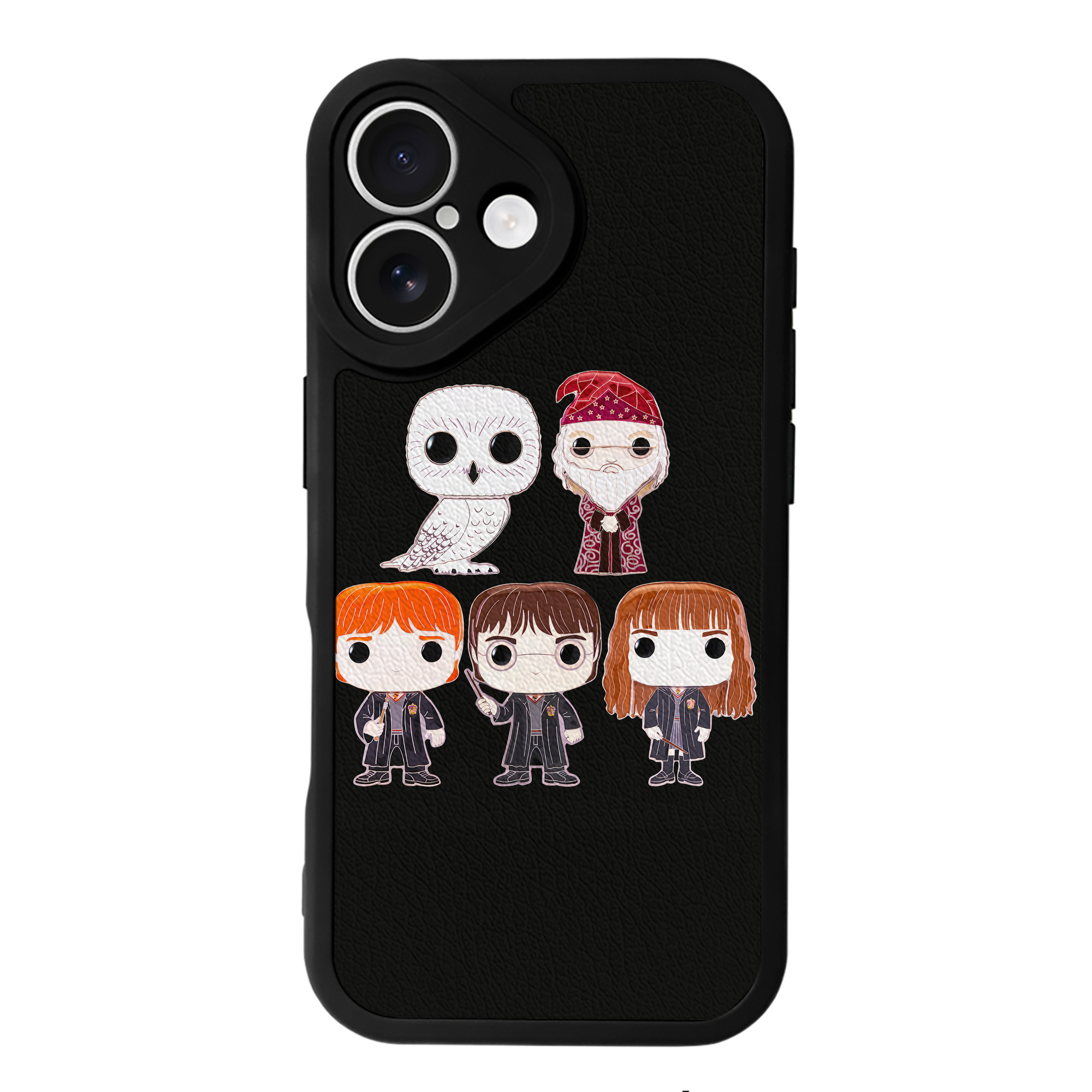 （画像用） Harry Potter ハリー・ポッターシリーズ 【iPhone 16シリーズ対応】シリコンスマホケース（レザー調） 材質：シリコン